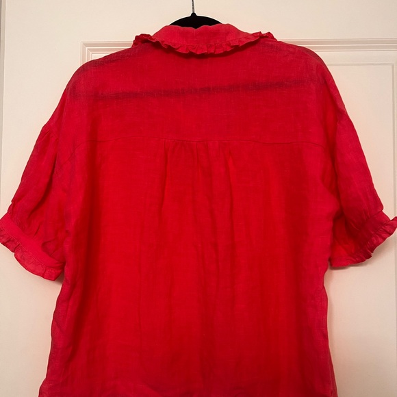 Pink linen top - Picture 5 of 6